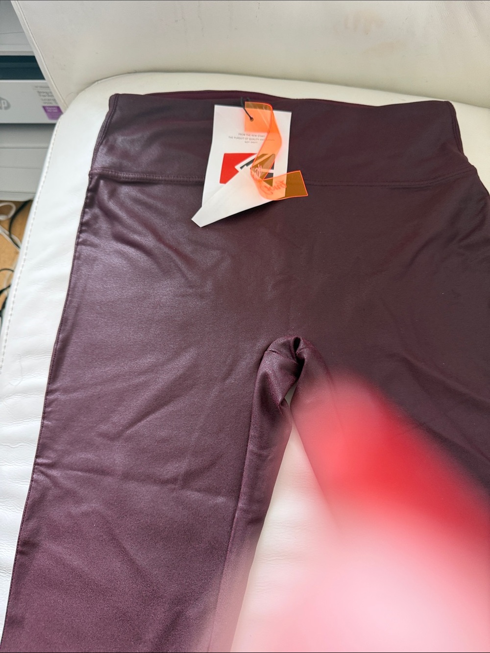 On Running Kids Leggings in Burgundy